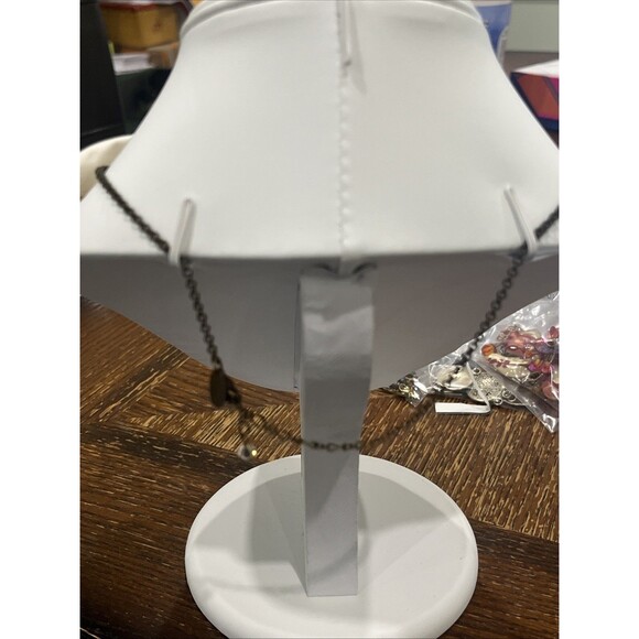 Liz Palacios SF Necklace Flower Filligree With Crystals - Picture 6 of 7